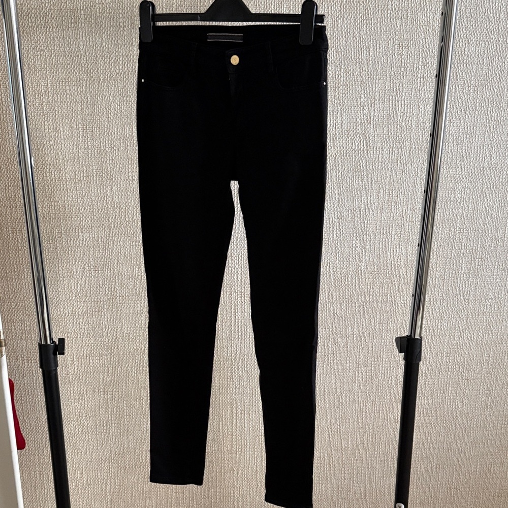 Massimo Dutti Black cotton Pants